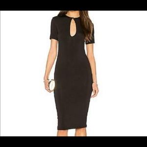 Motel Black Bodycon Dress